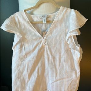 Women’s White House Black Market gauze top